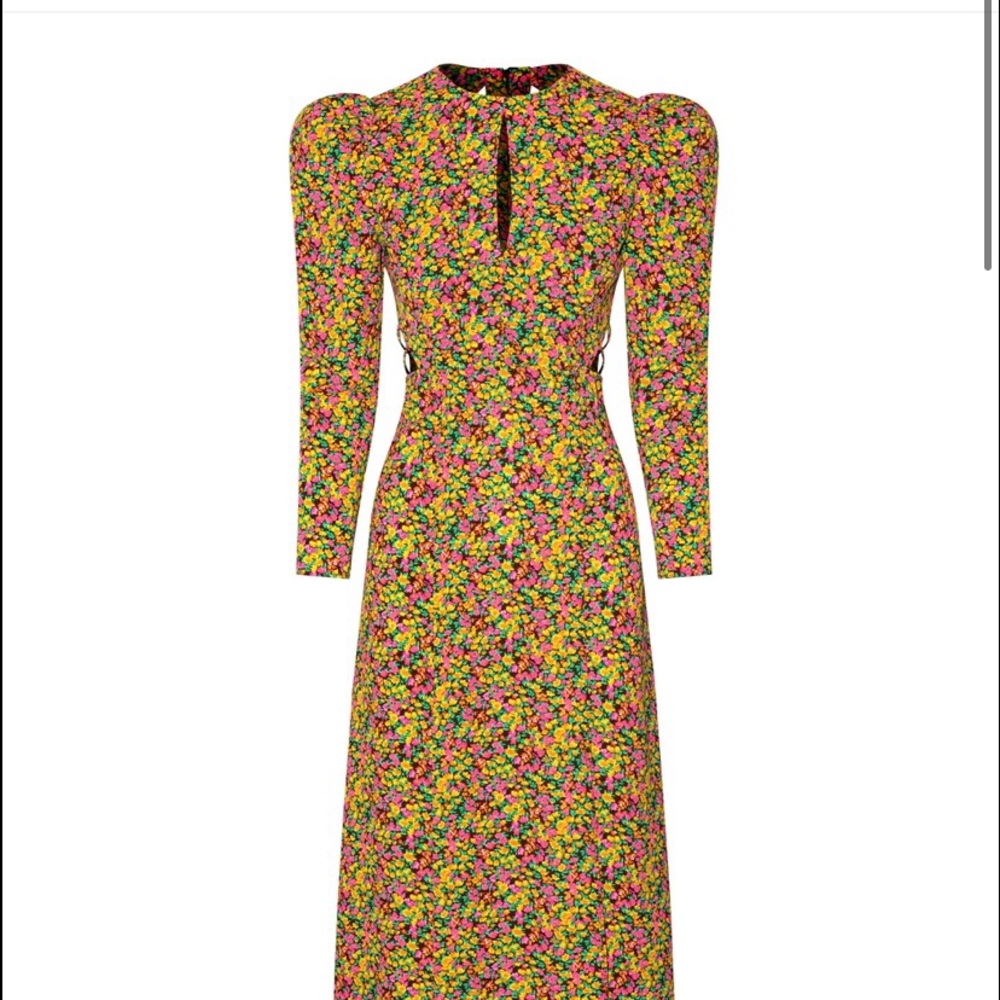 AFRM medium kiley lattice back dress